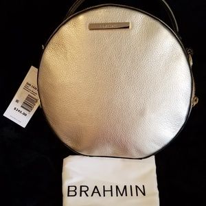 NWT Brahmin Lane Crossbody bag in Platinum Moonlit